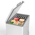 02.Freezer-midea-205L-RCFB21.RCFB22-Lateral-aberta-cheio
