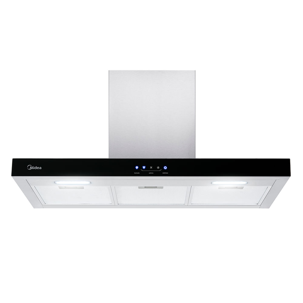 Coifa de Parede 90cm ProTouch T-Shape Midea RTA91 — frente-ligada