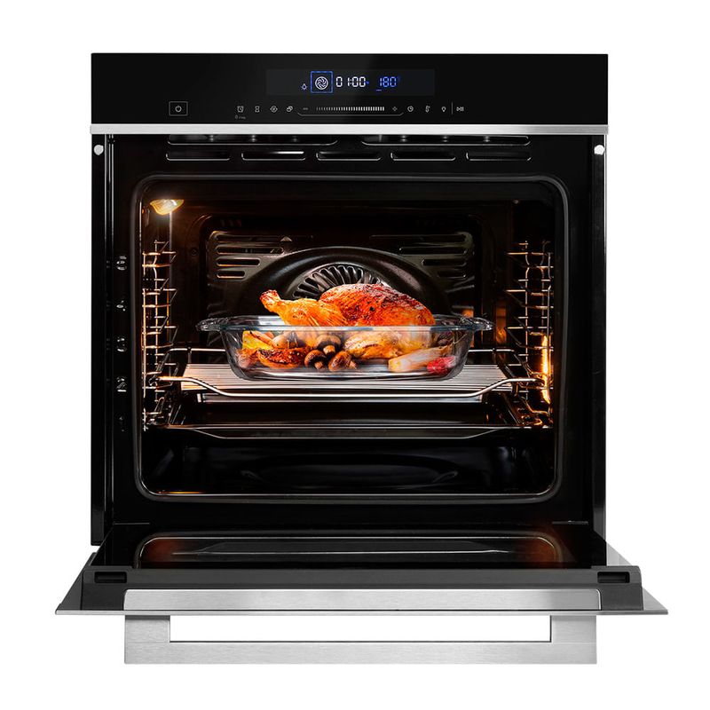 02.Forno-de-Embutir-Midea-TCT80P2-Aberto-alimento