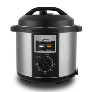 Outlet Panela de Pressão Elétrica 6 L Mecânica Inox Midea