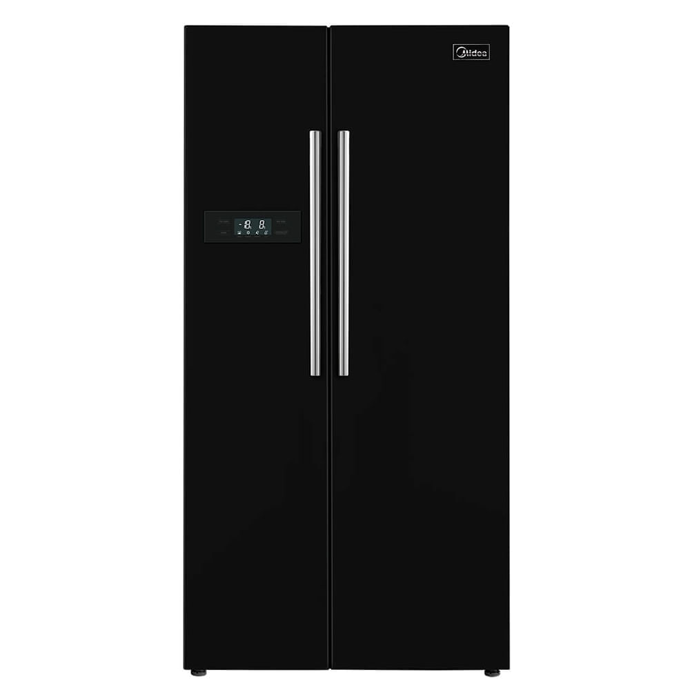 Geladeira/refrigerador 528 Litros 2 Portas Preto Side By Side - Midea - 110v - Md-rs587fga221