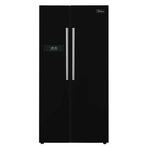 Outlet Geladeira Frost Free Side by Side 528L cor Preto Midea