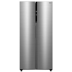 Geladeira Side By Side 442L Inverter Cor Inox Conectada Midea