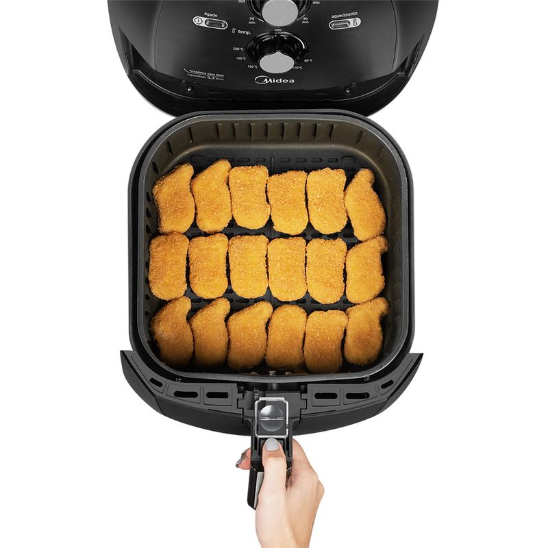 12-Fritadeira-AirFryer-53L-Midea-FRB50P1.FRB50P2-Nuggets