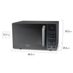 12.microondas-27l-prata-porta-espelhada-smartplate-midea-MXSA27S1.MXSA27S2-Dimensao