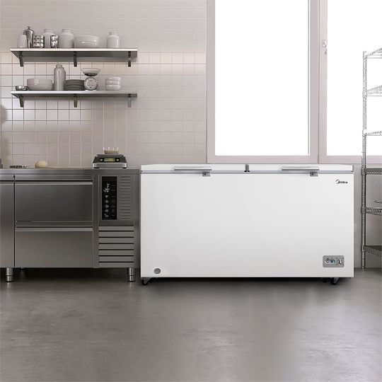 Outlet Freezer Horizontal 2 Portas Branco 508L Midea | Midea