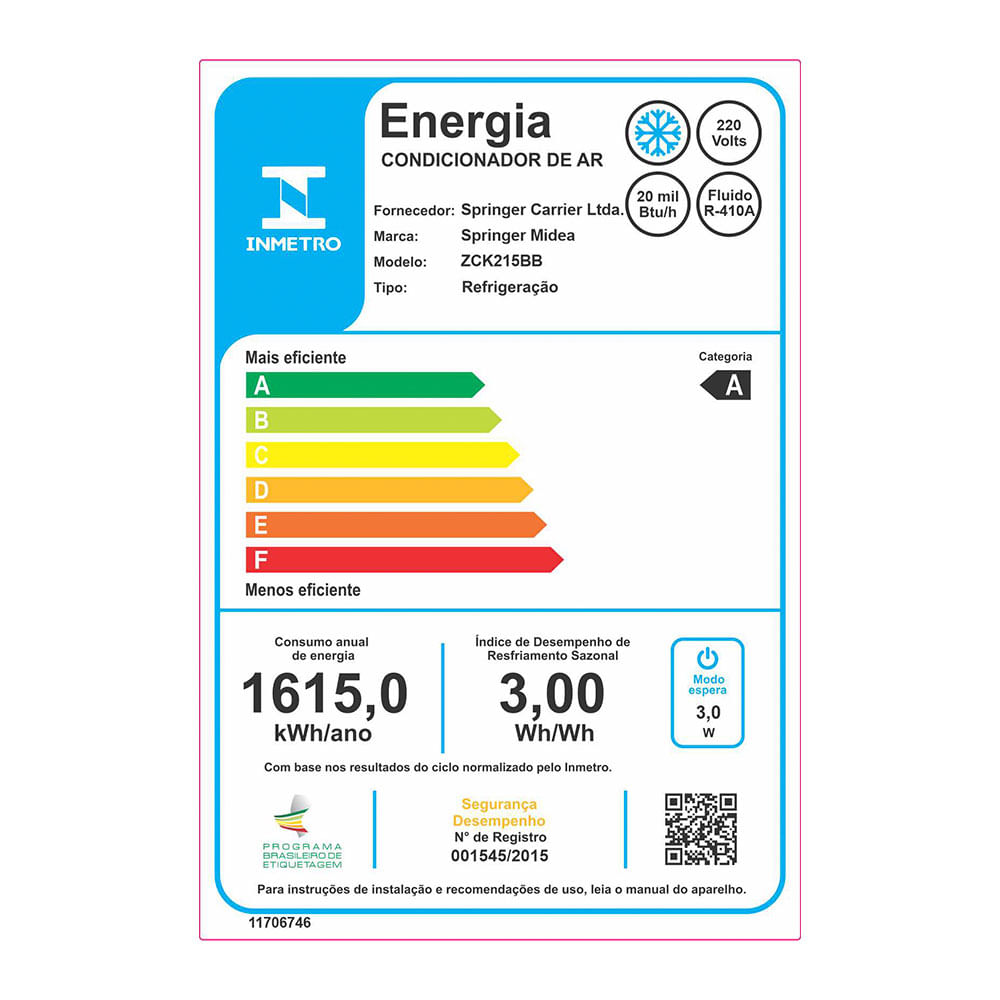 Ar Condicionado Janela 20000 BTU Mecânico Frio Midea | Midea