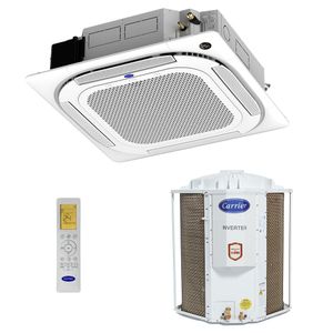Ar Condicionado Cassete 28000 BTUs Inverter 4 vias Q/F Carrier