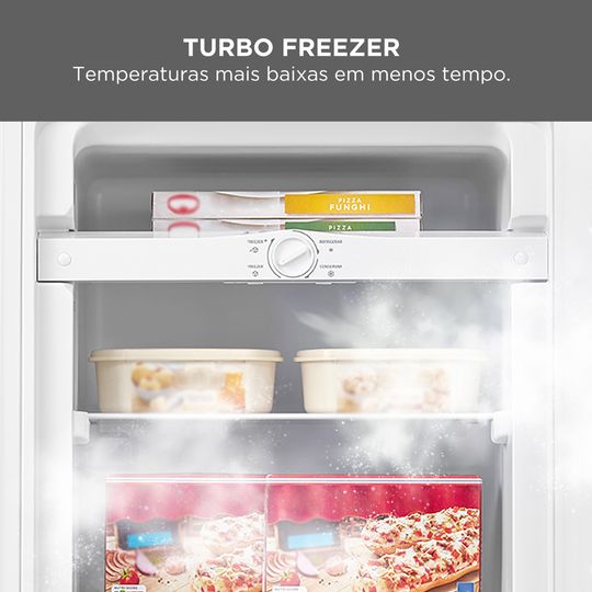 Freezer Vertical Frost Free 1 Porta 196L 2 em 1 Branco | Midea