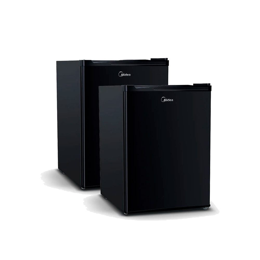 Frigobar Preto 67 Litros Midea - Kit 2 unidades MDRD108FGA301x2 — Vitrine