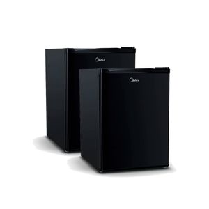 Frigobar Preto 67 Litros Midea - Kit 2 unidades