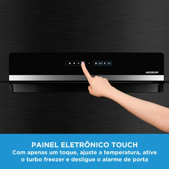 Geladeira Frost Free Duplex 473L Preto Inverter | Midea