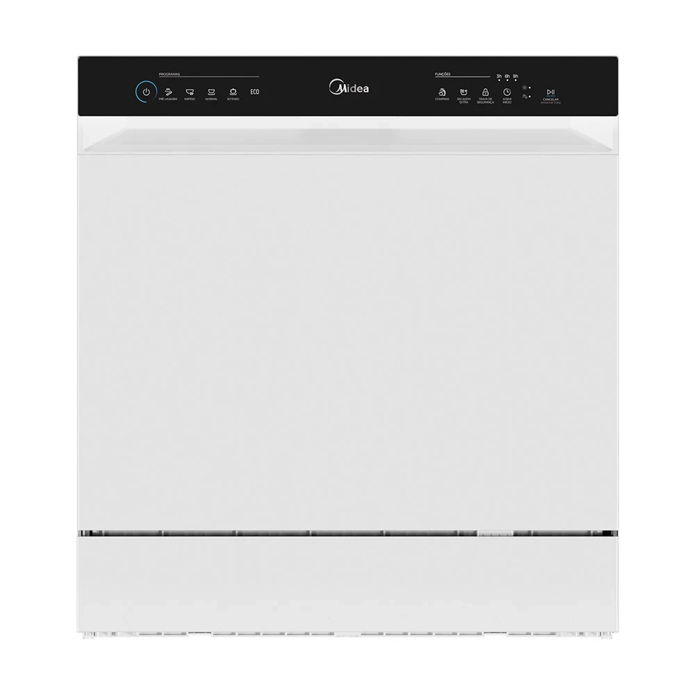 Lava Louças 8 Serviços Branca Touch Plus Midea MDWTF08W1