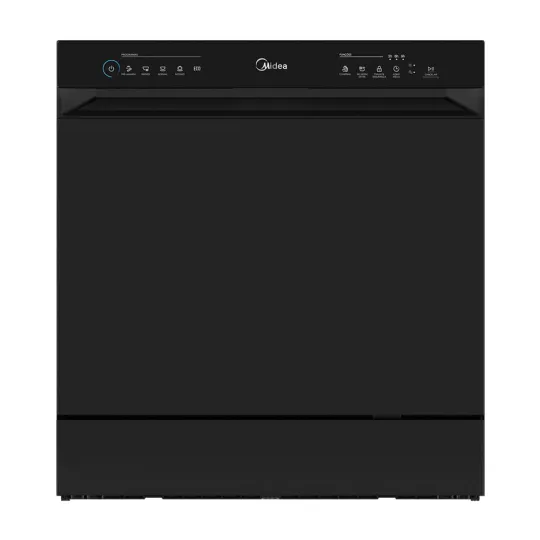 プラチナ808 Lava Louças 8 Serviços Preta Touch Plus | Midea