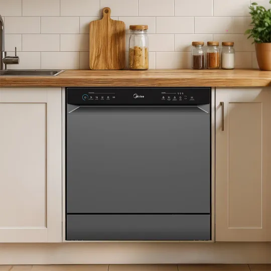 toshi 388  Lava Louças 8 Serviços Cinza Touch Plus | Midea