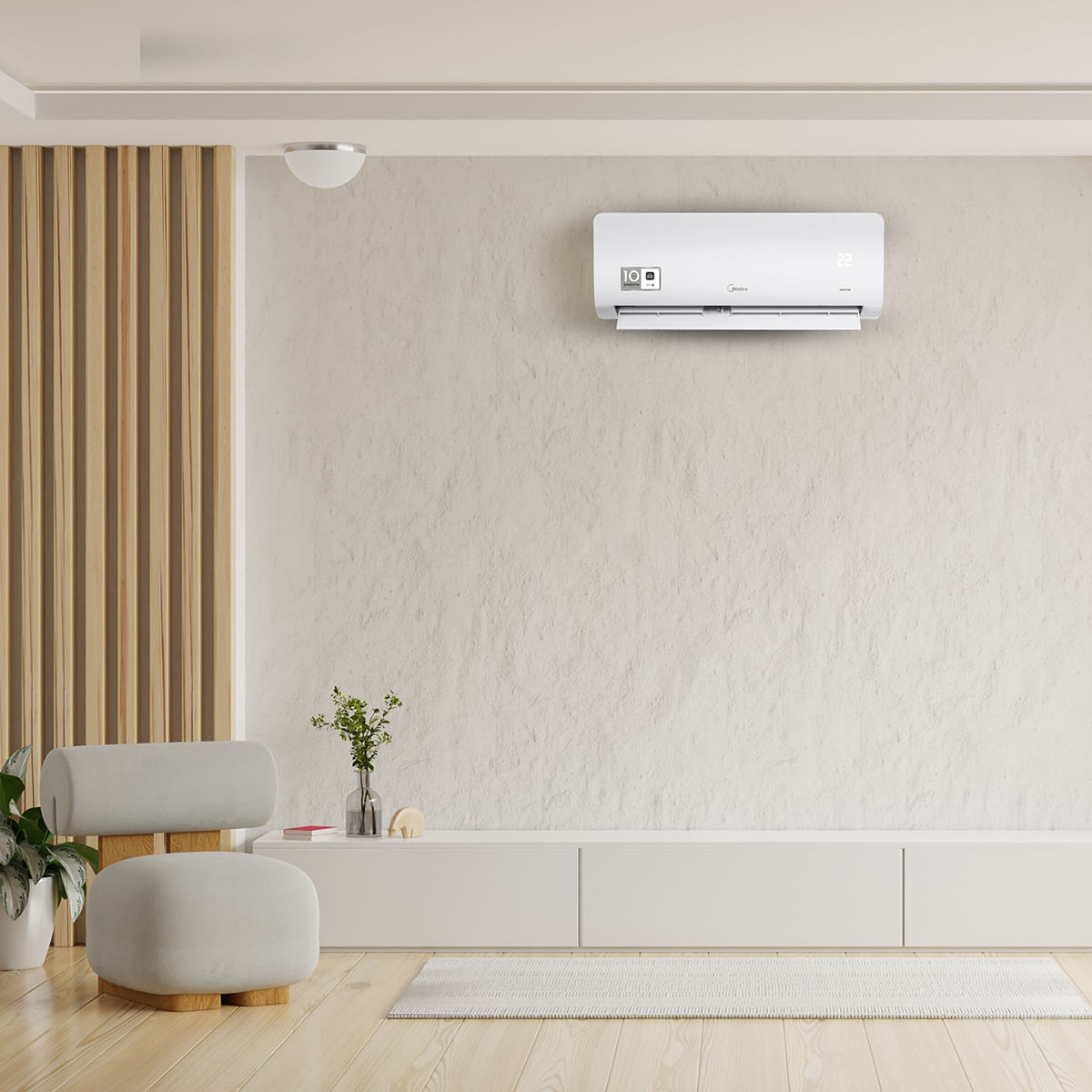 Ar Condicionado Multi Split HW 9000 BTUs Inverter 3 Ambientes Q/F Midea ...