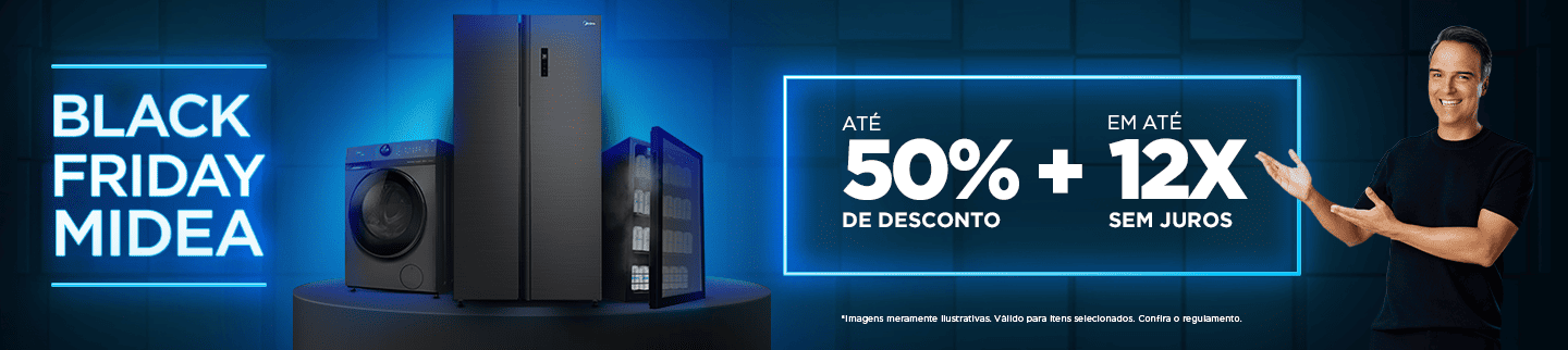 black friday midea com até 50% OFF