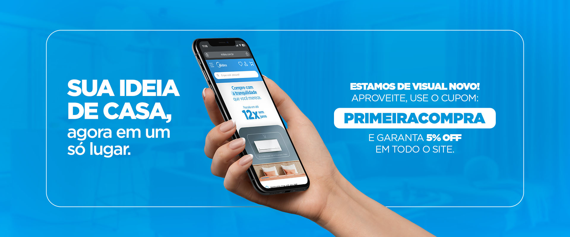 Cupom Primeira Compra 5% Off