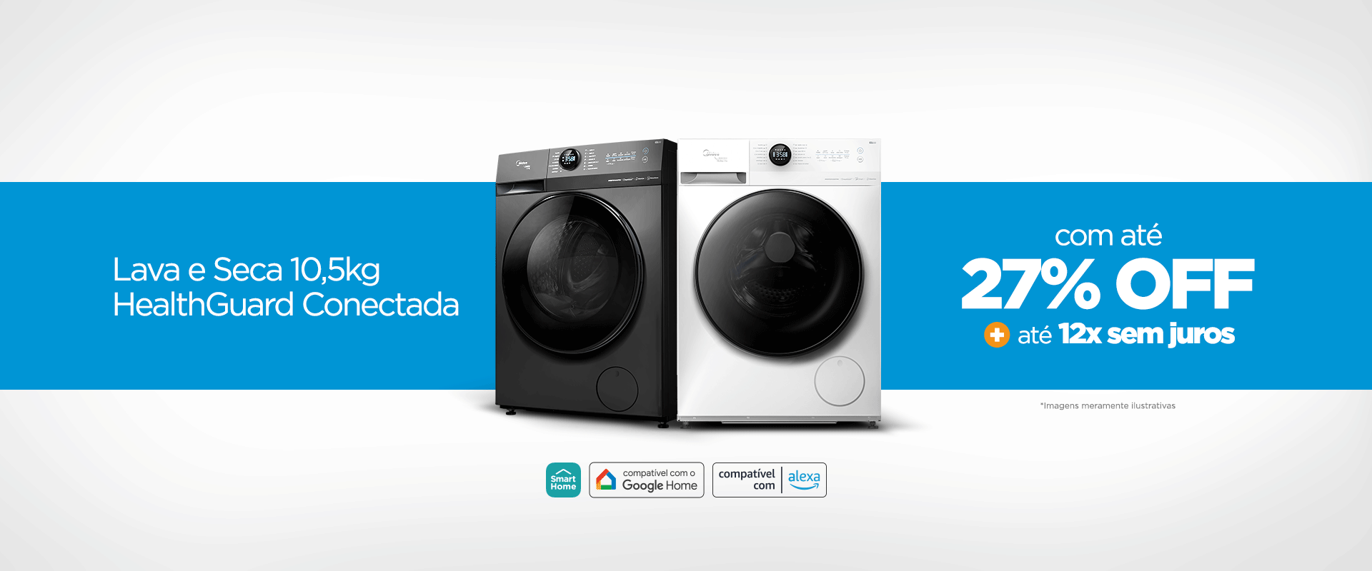 lava e seca exclusiva midea day