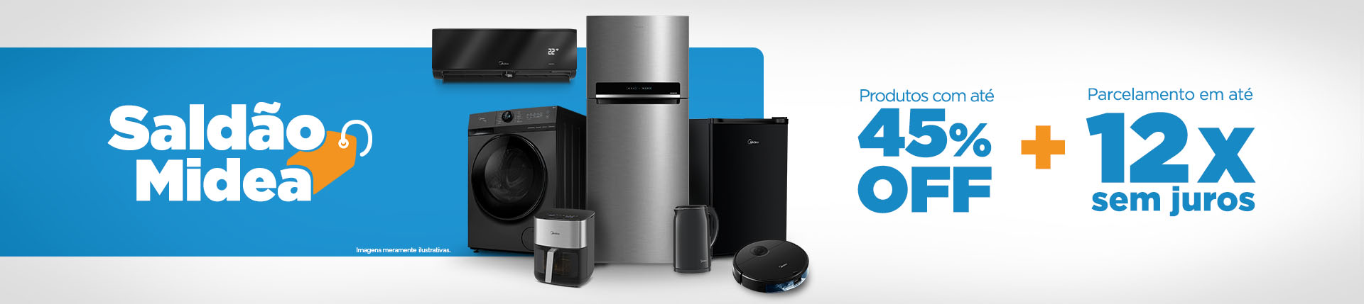 Saldão Midea Até 45%OFF